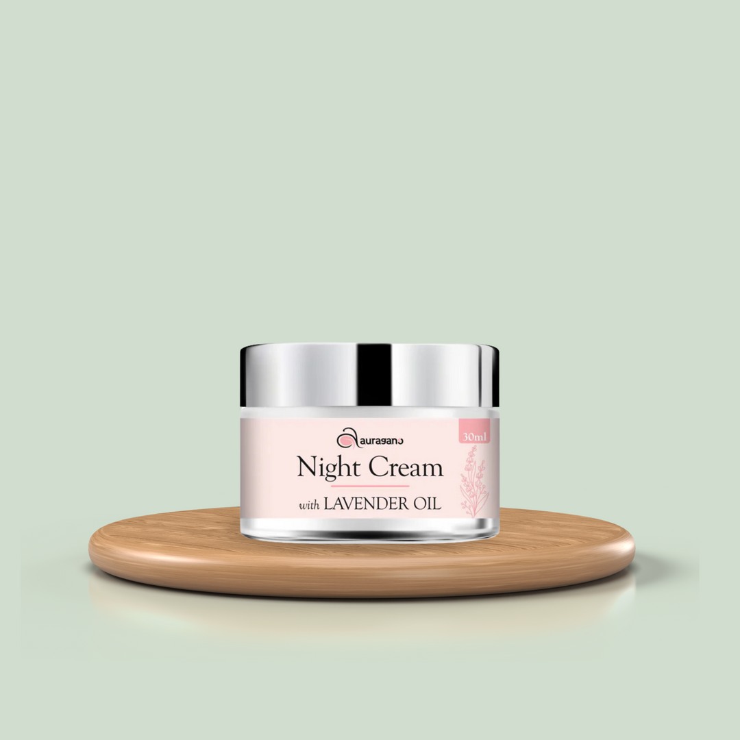 Auragano Night Cream with Lavender oil