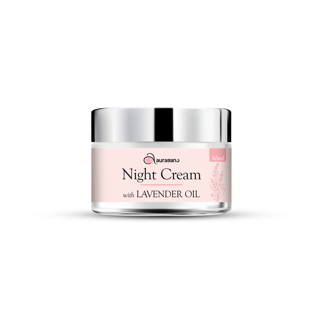 Auragano Night Cream with Lavender oil